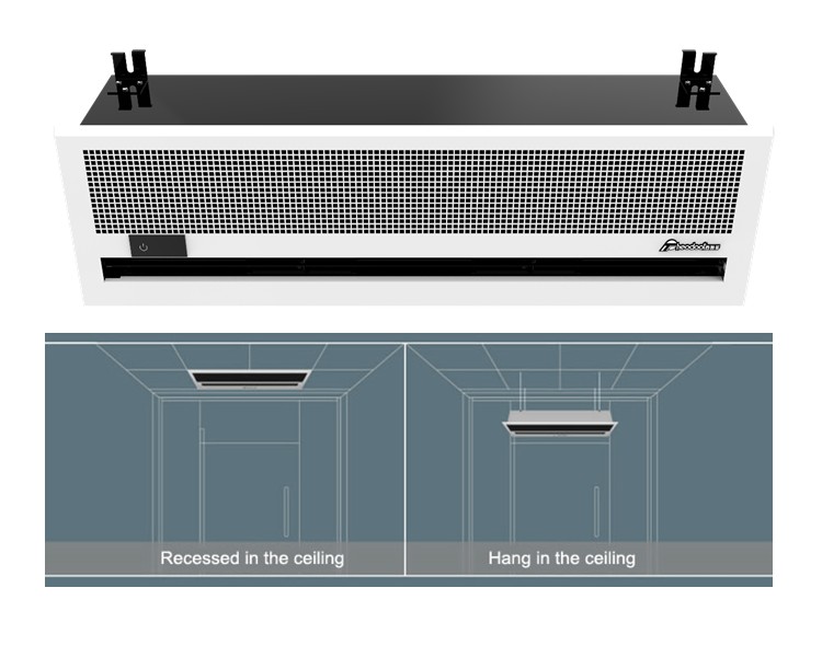 New Ceiling Wind White Air Curtain